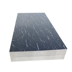 Thiết kế hiện đại Tấm ốp tường PVC linh hoạt Chống nước Tấm đá cẩm thạch UV Đá giả trang trí tường Tấm nhựa để sử dụng trong nhà